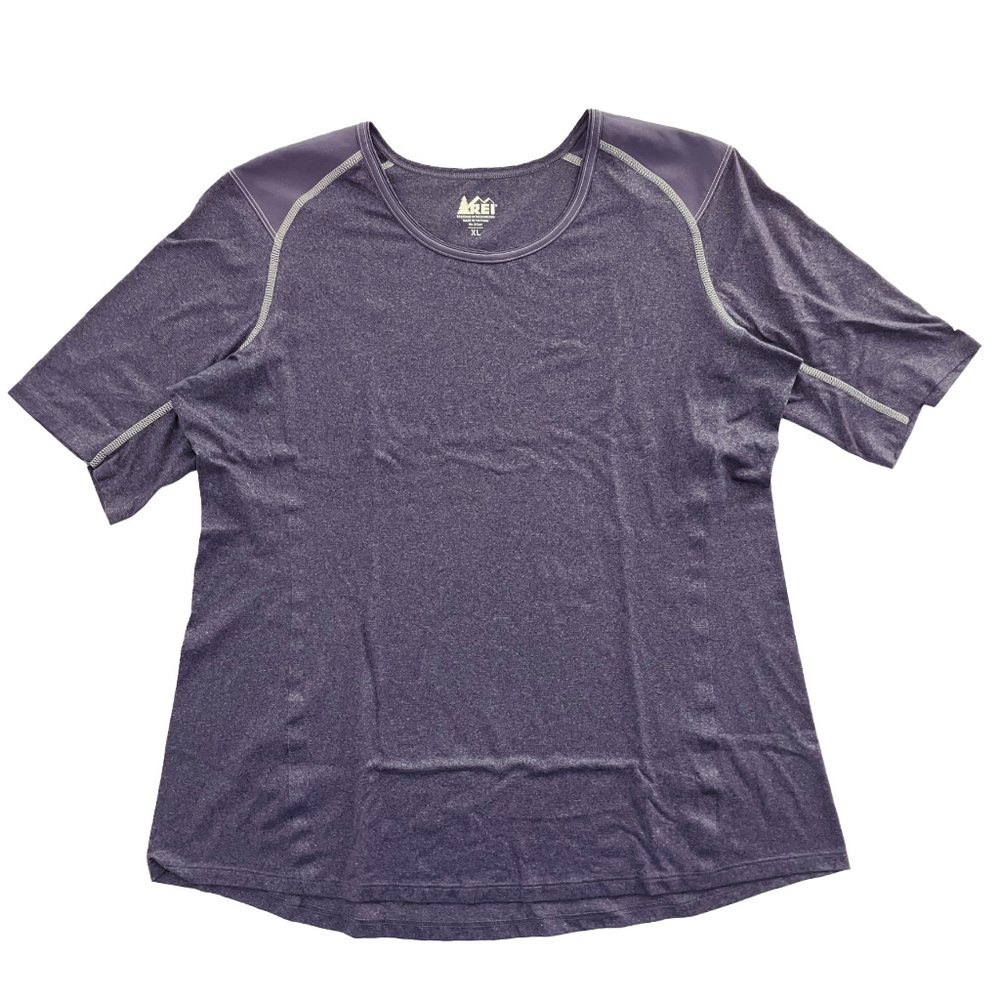 REI Screenline T Shirt Women's XL Graystone Short Sleeve Hiking Outdoors